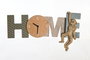 DKD Home Decor Reloj de Pared de MDF Diseño Mono Verde y Amarillo