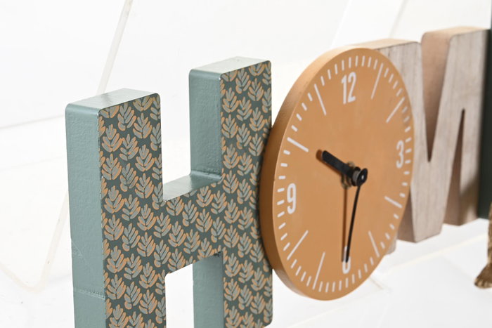DKD Home Decor Reloj de Pared de MDF Diseño Mono Verde y Amarillo DKD Home Decor Reloj de Pared de MDF Diseño Mono Verde y Amarillo