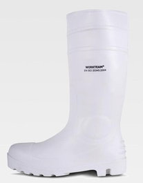 WORKTEAM Bota de seguridad pocera P2401 Blanca Talla 40