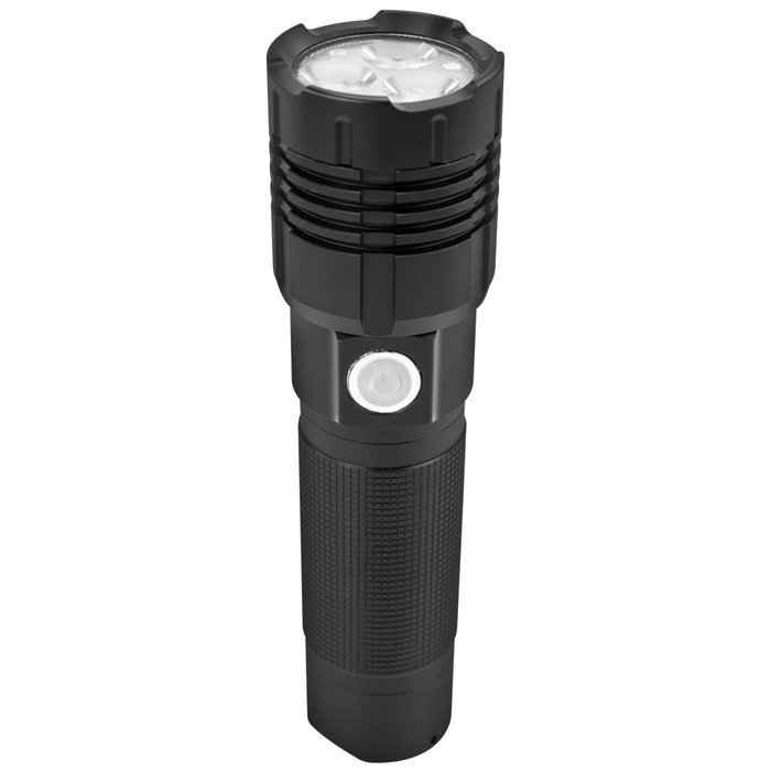 Ansmann Pro 3000R Linterna de Metal con 3x10W LED