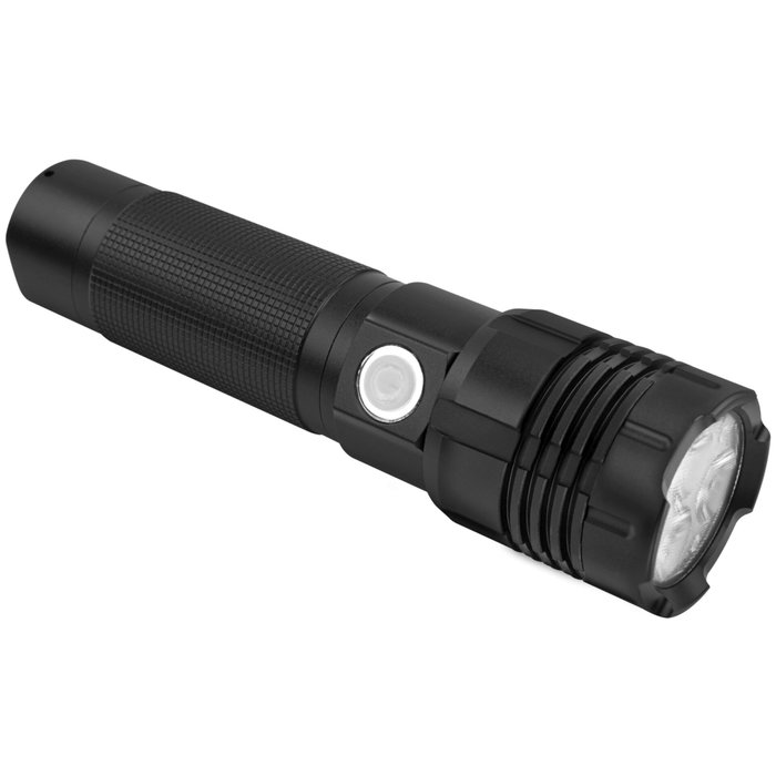 Ansmann Pro 3000R Linterna de Metal con 3x10W LED