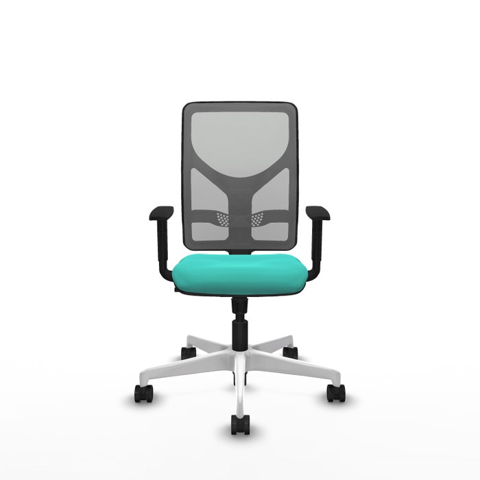 PIQUERAS Y CRESPO Silla de oficina Motilla con mecanismo Sincro, Turquesa y Gris PIQUERAS Y CRESPO Silla de oficina Motilla con mecanismo Sincro, Turquesa y Gris