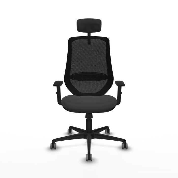 PIQUERAS Y CRESPO Silla de oficina Mardos con mecanismo Sincro, Gris oscuro y Negro PIQUERAS Y CRESPO Silla de oficina Mardos con mecanismo Sincro, Gris oscuro y Negro