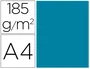 Guarro Cartulina Din A4 Azul Caribe 185g