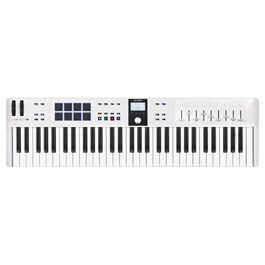 Arturia Keylab Essential 61 Mk3 White Teclado Controlador USB Universal 61 Teclas con Software Incluido