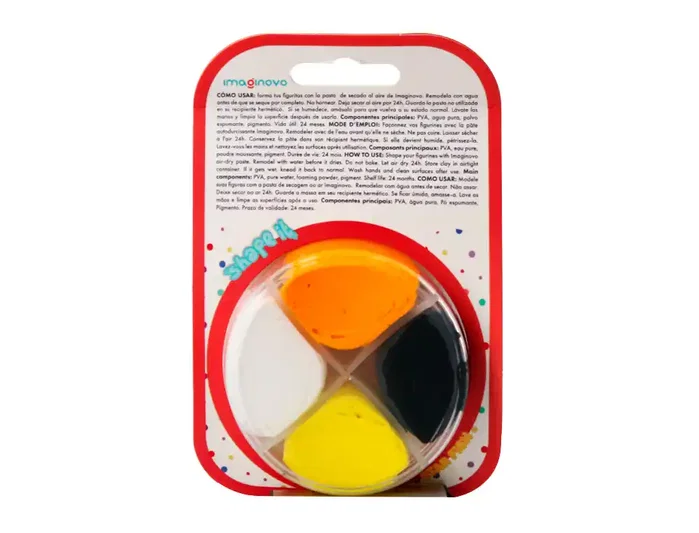 Imaginovo Set de Pasta para Modelar de Colores Surtidos con Instrucciones Estrella de Mar
