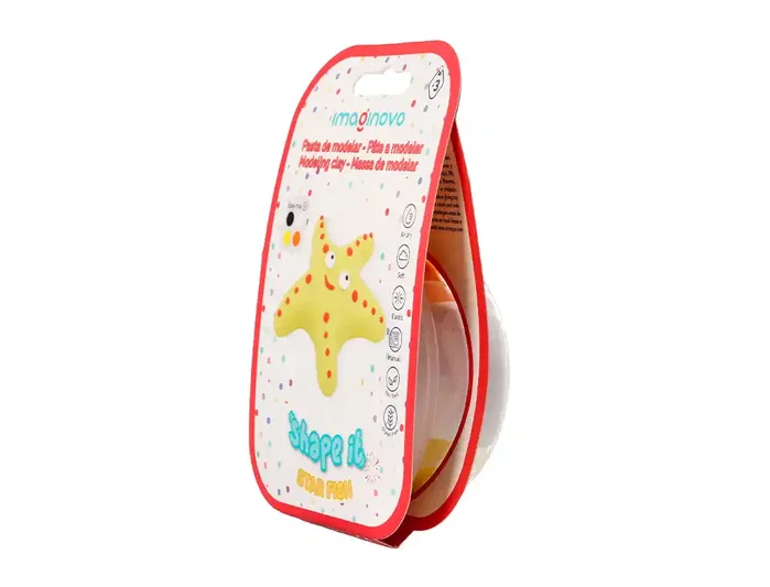 Imaginovo Set de Pasta para Modelar de Colores Surtidos con Instrucciones Estrella de Mar