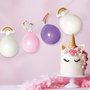 Party Time Guirnalda Globos Unicornio con 6 Globos para Fiesta