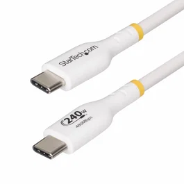 StarTech USB-C Cable de Carga 2m 240W PD EPR Blanco
