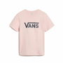 Camiseta de Manga Corta Mujer Vans Drop V Ss Crew Salmón
