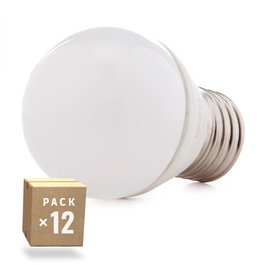 Pack 12 Lámparas LED SMD2835 E27 5W Blanco Frío 410Lm