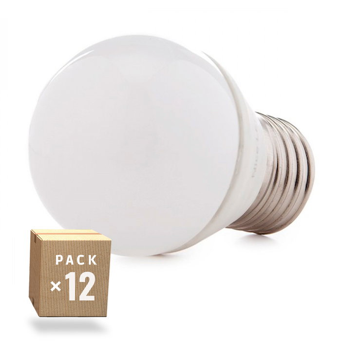 Pack 12 Lámparas LED SMD2835 E27 5W Blanco Frío 410Lm