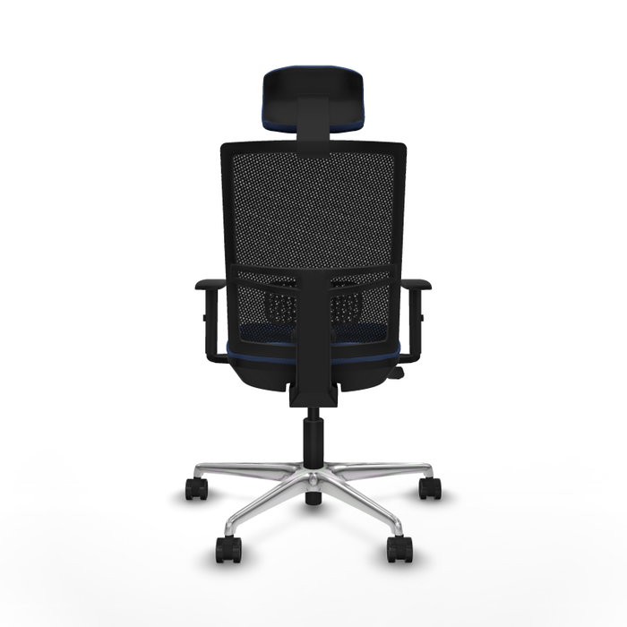PIQUERAS Y CRESPO Silla de oficina Yunquera con mecanismo Sincro/Traslack, Azul marino y Negro PIQUERAS Y CRESPO Silla de oficina Yunquera con mecanismo Sincro/Traslack, Azul marino y Negro