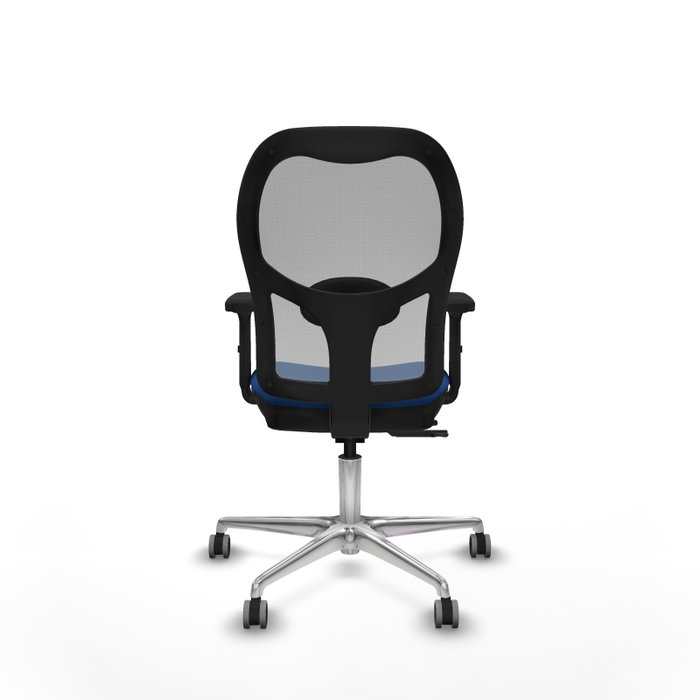 PIQUERAS Y CRESPO Silla de oficina Jorquera con mecanismo Sincro/Traslack, Azul y Gris PIQUERAS Y CRESPO Silla de oficina Jorquera con mecanismo Sincro/Traslack, Azul y Gris