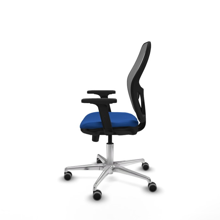 PIQUERAS Y CRESPO Silla de oficina Jorquera con mecanismo Sincro/Traslack, Azul y Gris PIQUERAS Y CRESPO Silla de oficina Jorquera con mecanismo Sincro/Traslack, Azul y Gris