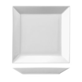 Langenthal Plato Llano Cuadrado 27x27 cm de Porcelana para Buffet y Exposición, Aktual (Set de 6)