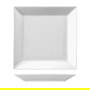 Langenthal Plato Llano Cuadrado 27x27 cm de Porcelana para Buffet y Exposición, Aktual (Set de 6)