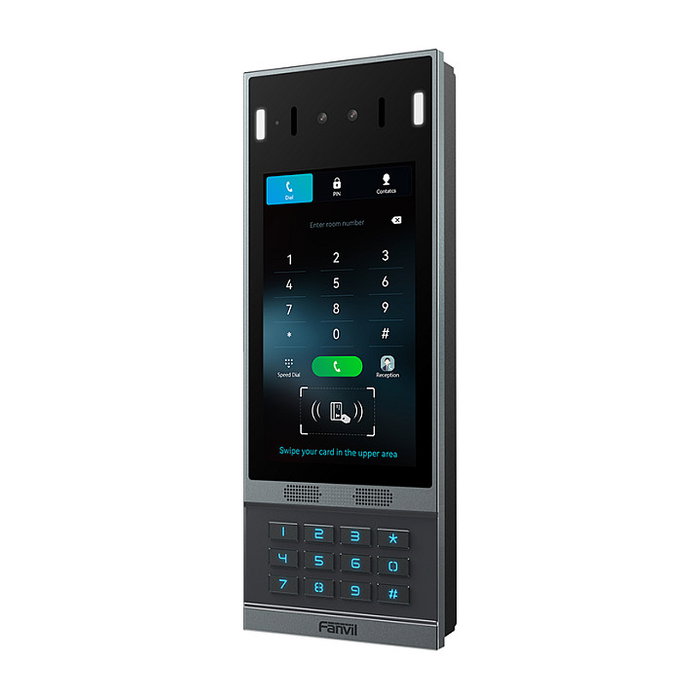 Fanvil i67 Intercomunicador de Video SIP con Pantalla Táctil de 7", Cámara 2 MP, Visión Nocturna IR, Resistente IP66, PoE - Negro/Gris Fanvil i67 Intercomunicador de Video SIP con Pantalla Táctil de 7", Cámara 2 MP, Visión Nocturna IR, Resistente IP66, PoE - Negro/Gris