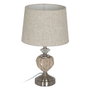 Ixia Lámpara de Mesa Beige-Plata Cerámica y Metal