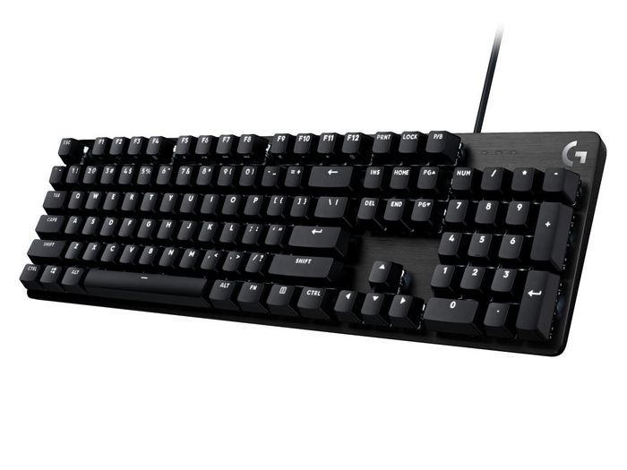Logitech G413 SE Teclado Mecánico Gaming QWERTY US Internacional, PBT Keycaps, Retroiluminación LED Blanca, USB, Cable 1.8m