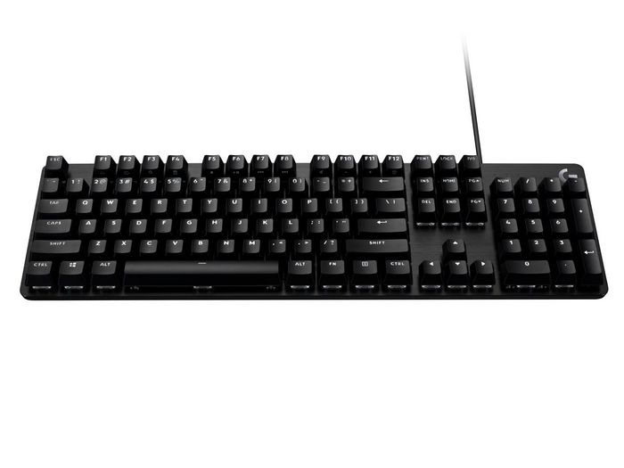 Logitech G413 SE Teclado Mecánico Gaming QWERTY US Internacional, PBT Keycaps, Retroiluminación LED Blanca, USB, Cable 1.8m