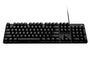 Logitech G413 SE Teclado Mecánico Gaming QWERTY US Internacional, PBT Keycaps, Retroiluminación LED Blanca, USB, Cable 1.8m