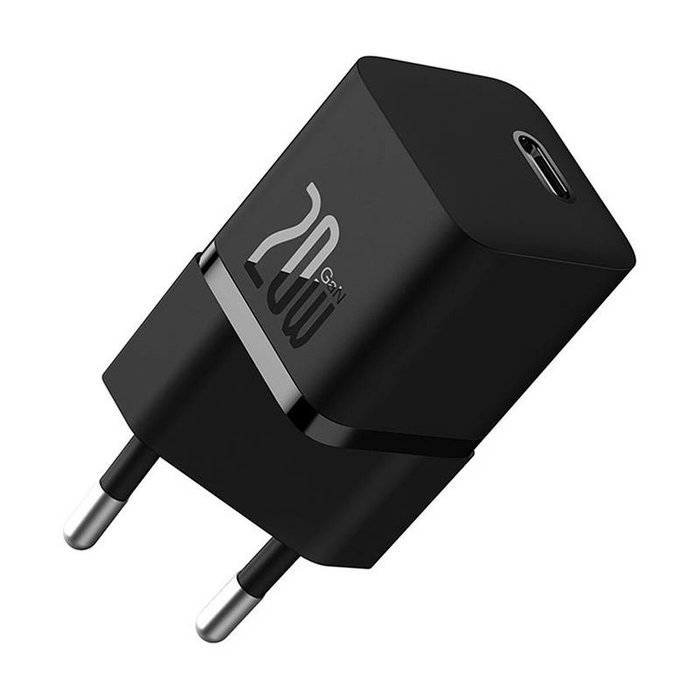 Baseus Cargador Pared Gan5 20W Mini Negro