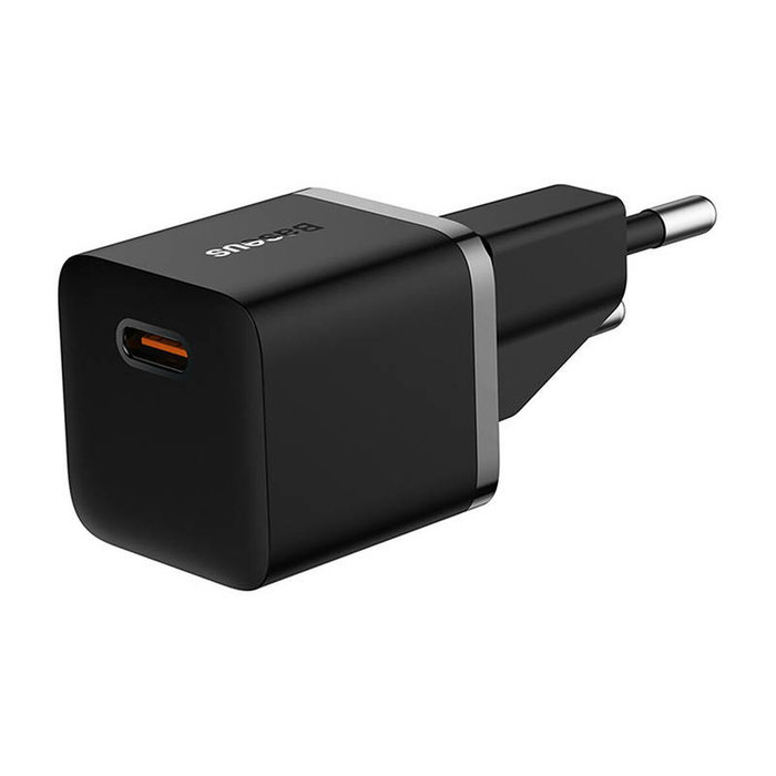 Baseus Cargador Pared Gan5 20W Mini Negro