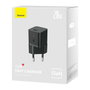 Baseus Cargador Pared Gan5 20W Mini Negro