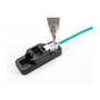 DeLOCK Set Keystone LSA con soporte de clip RJ45/RJ11 Cat.6 negro/blanco, 3 piezas