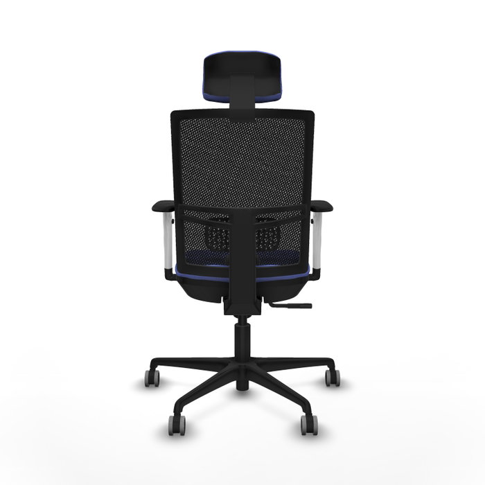 PIQUERAS Y CRESPO Silla de oficina Yunquera con mecanismo Sincro, Azul claro y Negro PIQUERAS Y CRESPO Silla de oficina Yunquera con mecanismo Sincro, Azul claro y Negro