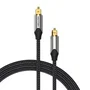 Vention BAVHF Cable de Audio de Fibra Óptica 1m Gris