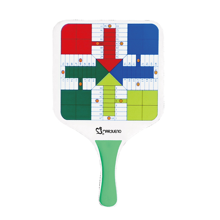 Marbueno Conjunto Palas Madera Parchis/Oca 35x20x0,6 cm para disfrutar en jardín y playa MARBUENO SUMMER 10195 Marbueno Conjunto Palas Madera Parchis/Oca 35x20x0,6 cm para disfrutar en jardín y playa MARBUENO SUMMER 10195