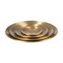 Ixia Set de 4 Bandejas de Decoración Oro Viejo 47,6x47,6 cm