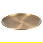 S/4 Bandeja Oro Viejo Metal Decoración 47,60 X 47,60 cm