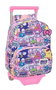 Safta Mochila Mod. 185 con Carro 705 Hello Kitty & Friends con medidas de 26x34x11cm