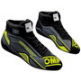 Omp OMPIC0-0829-A01-178-43 Zapatillas Deportivas Fia 8856-2018 Negro-Amarillo Fluo Talla 43