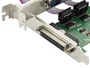 Conceptronic SPC01G Tarjeta de expansión PCIe con 1 puerto paralelo y 2 puertos serie