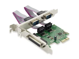 Conceptronic SPC01G Tarjeta de expansión PCIe con 1 puerto paralelo y 2 puertos serie