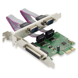 Conceptronic SPC01G Tarjeta de expansión PCIe con 1 puerto paralelo y 2 puertos serie