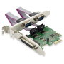 Conceptronic SPC01G Tarjeta de expansión PCIe con 1 puerto paralelo y 2 puertos serie