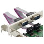 Conceptronic SPC01G Tarjeta de expansión PCIe con 1 puerto paralelo y 2 puertos serie