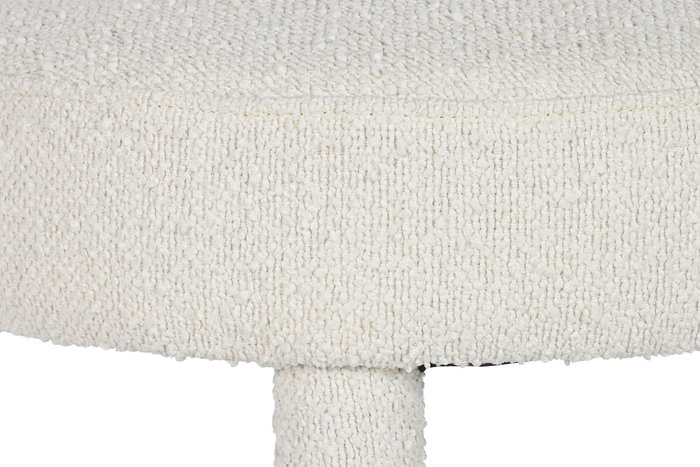 DKD Home Decor Silla Item Home Crudo, Tapizado Boucle, Madera de Arce y Poliéster, Dimensiones 52 x 74 x 51 cm (Paquete de 2 Unidades)