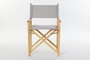 DKD Home Decor Silla Terraza Y Jardin Gris Natural 48 x 87 x 56 cm