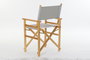 DKD Home Decor Silla Terraza Y Jardin Gris Natural 48 x 87 x 56 cm