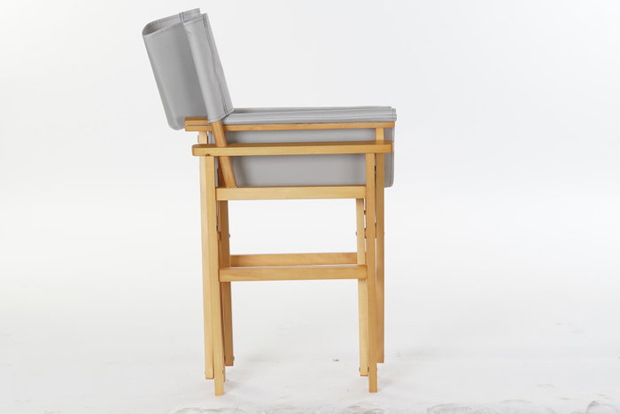 DKD Home Decor Silla Terraza Y Jardin Gris Natural 48 x 87 x 56 cm
