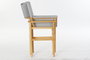 DKD Home Decor Silla Terraza Y Jardin Gris Natural 48 x 87 x 56 cm