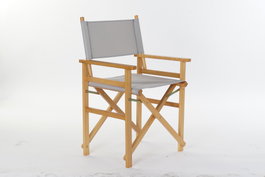 DKD Home Decor Silla Terraza Y Jardin Gris Natural 48 x 87 x 56 cm