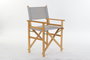 DKD Home Decor Silla Terraza Y Jardin Gris Natural 48 x 87 x 56 cm
