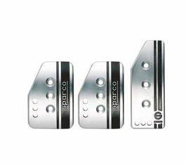 Sparco SP037879IT01 Kit Pedales Settanta Titanio 3 Piezas Acelerador Normal